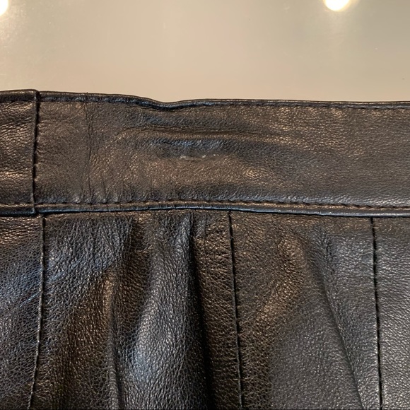 I Magnin 1980’s or earlier Fabulous Leather skirt made in Hong Kong - Picture 7 of 11
